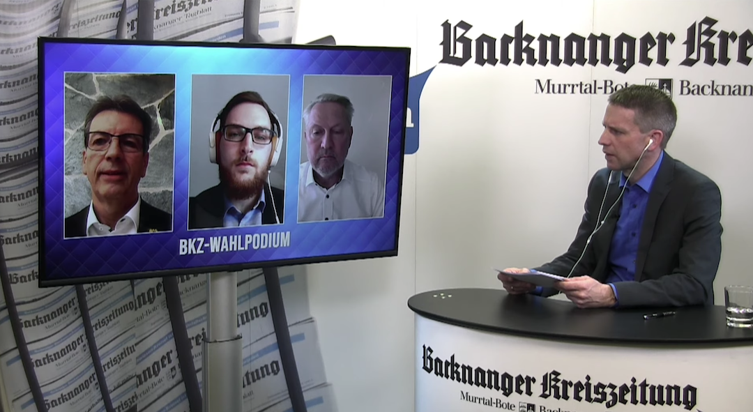 BKZ-Wahlpodium zur Bürgermeisterwahl in Auenwald
